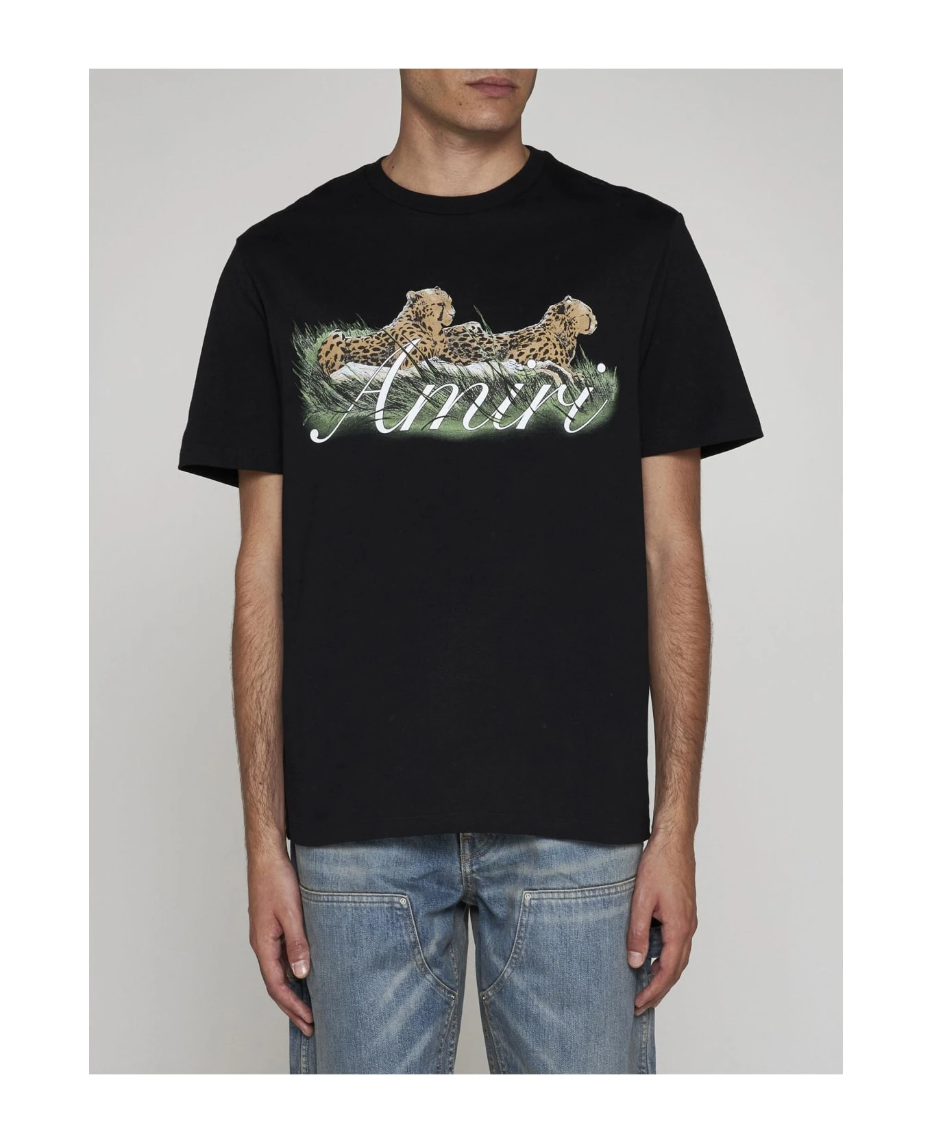 Cheetah Logo Cotton T-shirt Amiri Cheetah Logo Cotton T-shirt -Italist Clothing Sale 58fa0e249e658f24444f1b698bf986f9