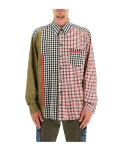 Dolce & Gabbana Oversized Gingham Patchwork Shirt 3 Dolce & Gabbana Oversized Gingham Patchwork Shirt -Italist Clothing Sale 59c31cc684d07c1d4a8bffa0ef97e38b