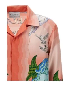 Casablanca 'paix Et Amour Tennis Club' Shirt -Italist Clothing Sale 5afce035c1e353faea08f7b9ed27cb42