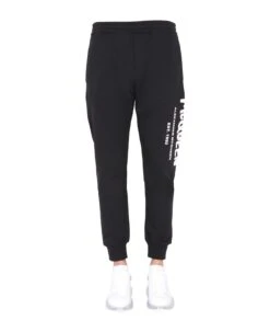 Alexander McQueen Jogging Pants With Graffiti Logo