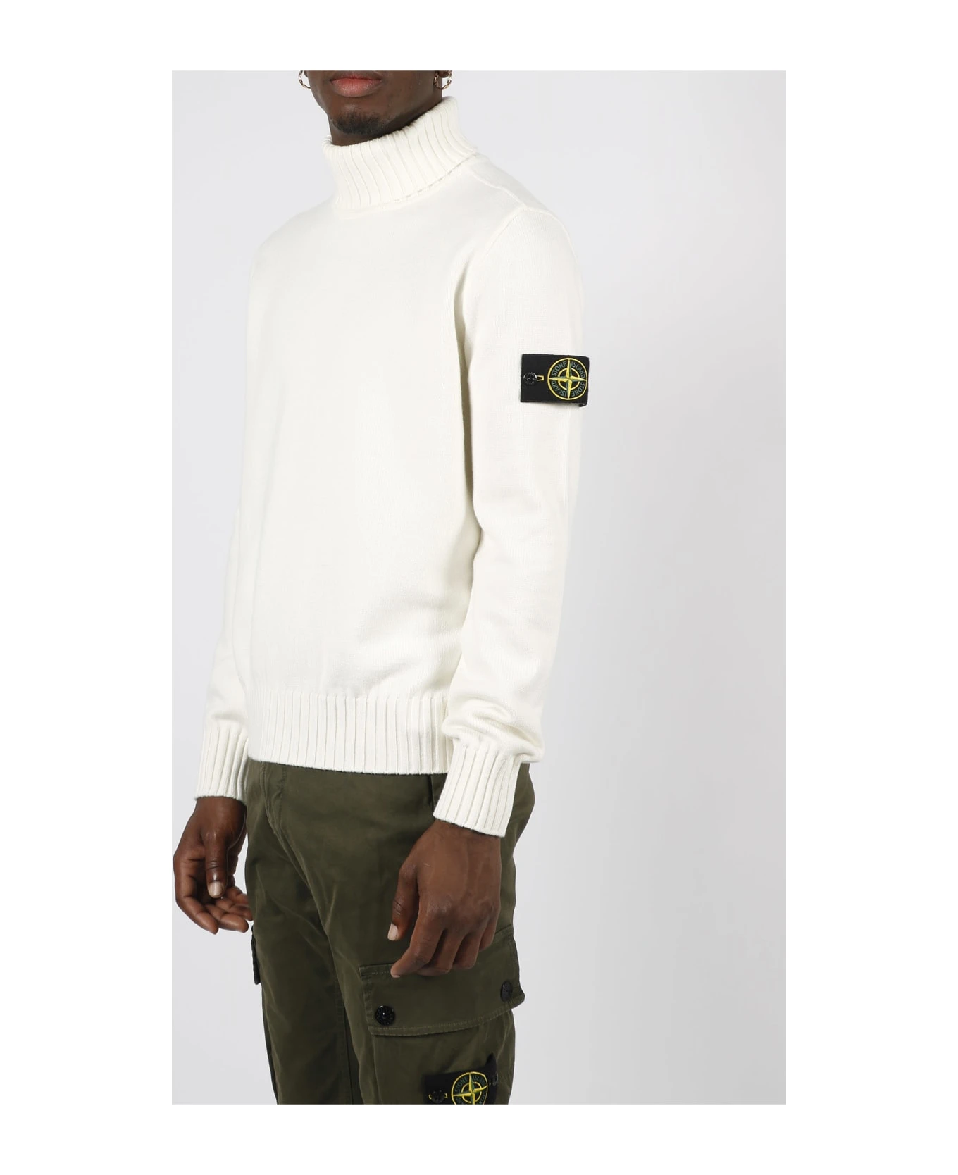 Turtleneck Cotton Sweater Stone Island Turtleneck Cotton Sweater -Italist Clothing Sale 5ff4c6fce20736127bfc1d105537a217