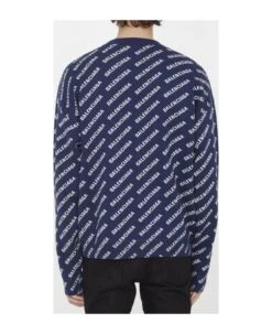 Balenciaga Mini Allover Logo Sweater -Italist Clothing Sale 61b7f53fe3f7a0ce479d08c550867eeb