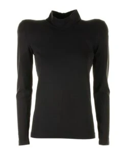 Balenciaga Rounded Shoulder Highneck Sweater