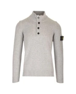 Stone Island Maglione Con Bottoni Grigio Perla 34 / 5.000 Risultati Della Traduzione Risultato Di Traduzione Pearl Gray Button Pullover