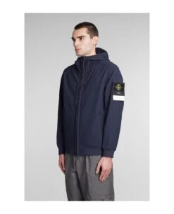 Stone Island Casual Jacket In Blue Polyester -Italist Clothing Sale 62b232f1b92cc1eb5751a2e30ef85121