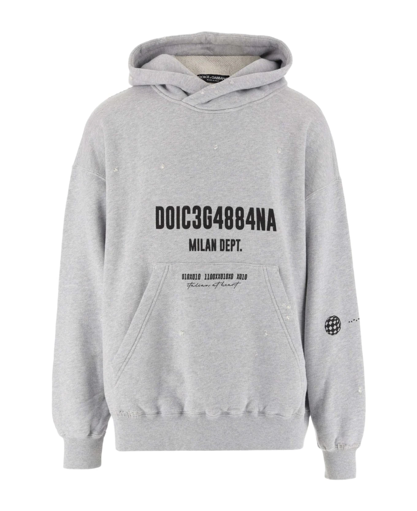 Printed Cotton Hoodie Dolce & Gabbana Printed Cotton Hoodie -Italist Clothing Sale 634cacedb7e2ebd059ee9ff26441e1fc