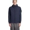 Stone Island Casual Jacket In Blue Polyester