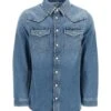 Valentino Garavani 'black Untitled' Denim Shirt With Studs 1 Valentino Garavani 'black Untitled' Denim Shirt With Studs -Italist Clothing Sale 640a4f30acd4e11b9d282d16632ab57f