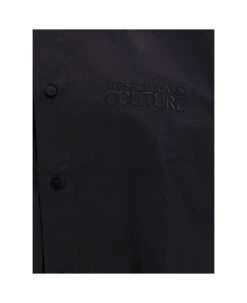 Versace Jeans Couture Black Slim Shirt With Chain Print In Cotton Man -Italist Clothing Sale 64c363d542bd4e6e2f6b4fe8179942f1