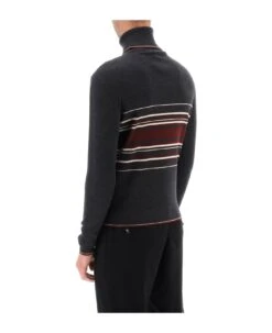 Dolce & Gabbana Striped Wool Turtleneck Sweater -Italist Clothing Sale 6634e78b5e95c991c8bb84cab13b3194