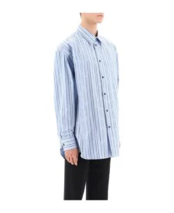 Off-White Striped Maxi Shirt 3 Off-White Striped Maxi Shirt -Italist Clothing Sale 688ce5064fec3b2897997101cc1ae707