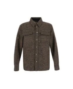 Bottega Veneta Felted Twill Shirt