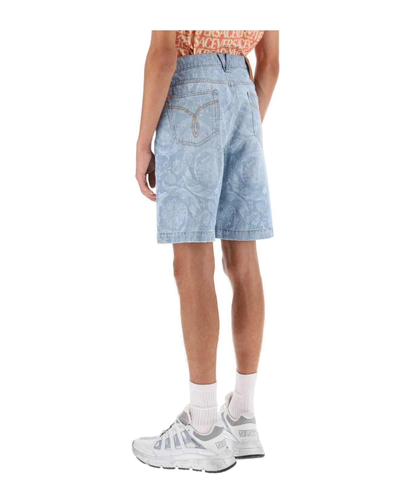 Allover Versace Denim Shorts Allover Versace Denim Shorts -Italist Clothing Sale 6a6ed570544ce6d7ebd1ba9efbf5b04c