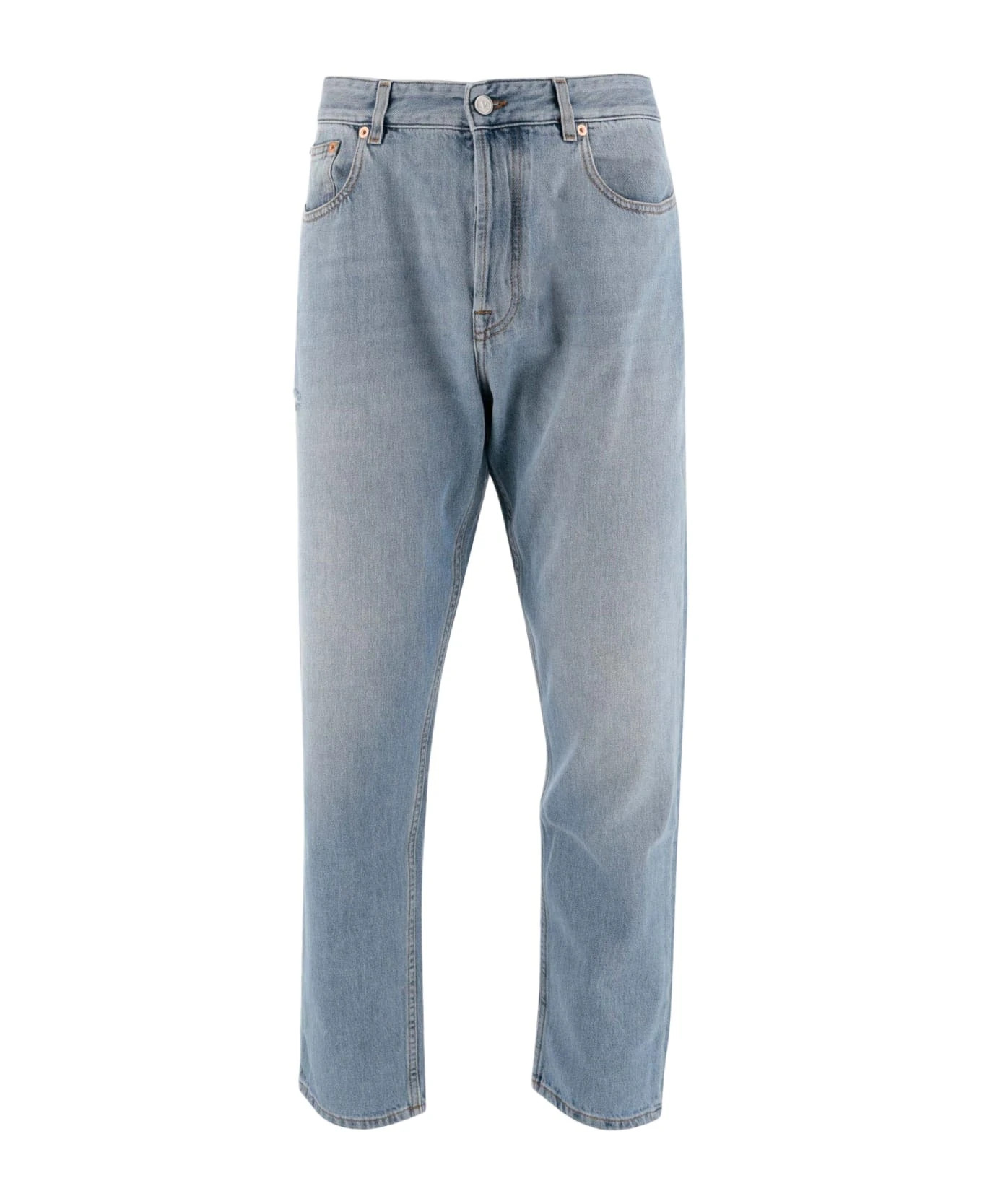 Denim Pants With Signature Embossed Vlogo Valentino Denim Pants With Signature Embossed Vlogo -Italist Clothing Sale 6a9fa3d67f9cd2122f80c06bd3f16ee1