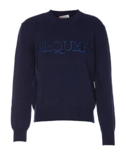 Alexander McQueen Mcqueen Embroidered Sweater