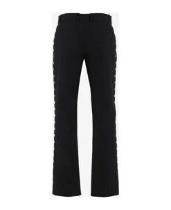 Off-White Wool Pants With Eyelets 4 Off-White Wool Pants With Eyelets -Italist Clothing Sale 70ddf5ccedf8242ef79c5d8fb305e7f7