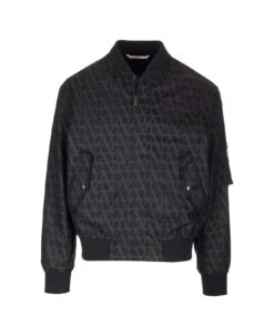 Valentino Garavani Bomber Jacket With Toile Iconographe Print
