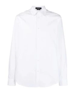 Versace Informal Shirt Allover Poplin Jacquard Fabric