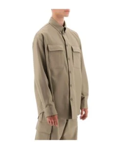 Off-White Technical Drill Overshirt -Italist Clothing Sale 77c03a2187b54409779193f47fb519bf