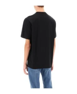 Versace Crew-neck T-shirt With City Lights Print -Italist Clothing Sale 78e8eac18cd72611cb8478fdf1bfb774