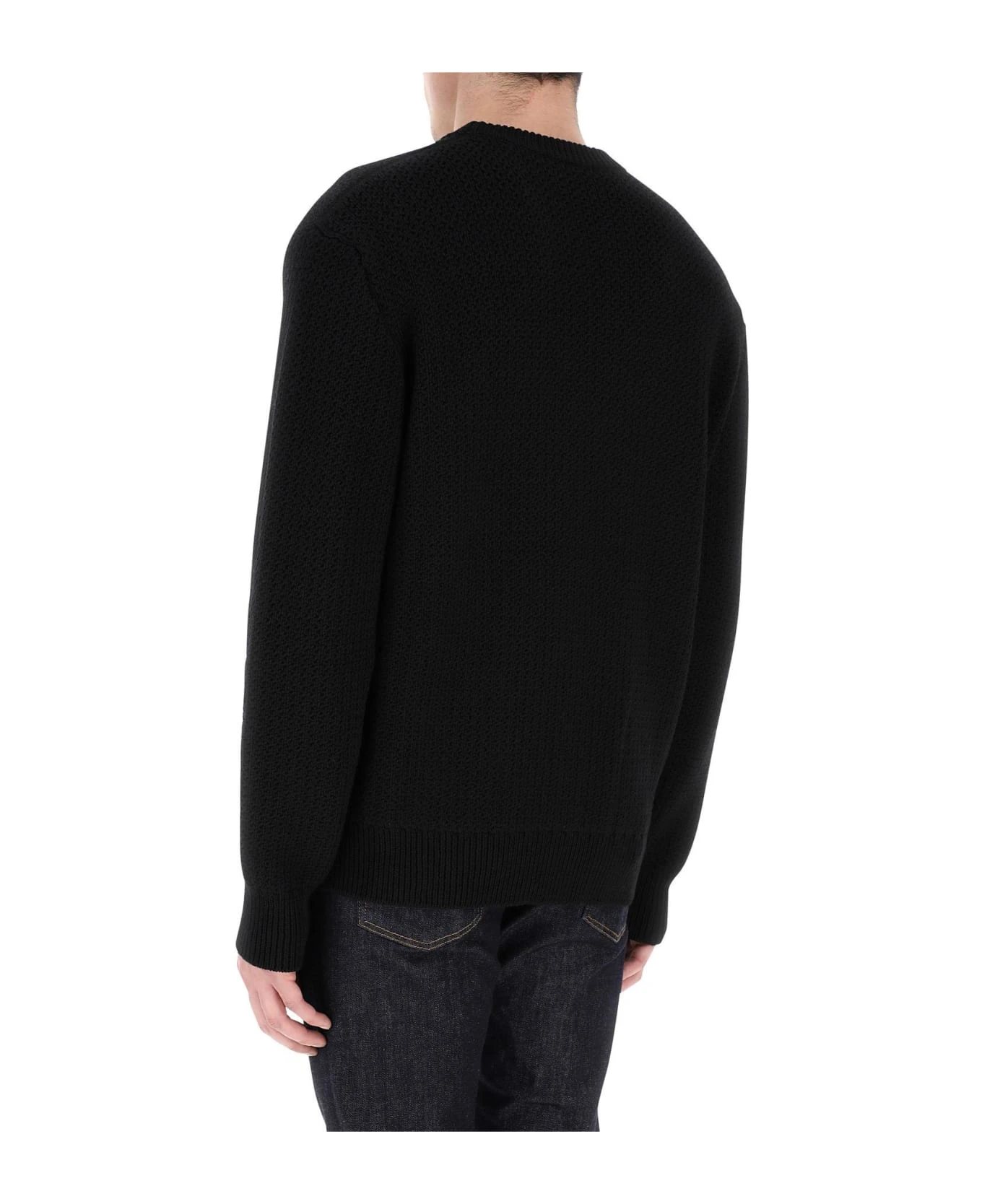 Black Wool Sweater Dolce & Gabbana Black Wool Sweater -Italist Clothing Sale 7b29bc1655931424952874640e5556a0