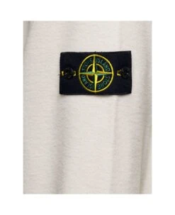 Stone Island White Sweatshirt With Ribbed Crewneck With Logo Patch In Cotton Blend Man -Italist Clothing Sale 7c56d6afbacb60e02caf7f7f2952c828
