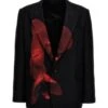 Alexander McQueen 'ink Flower' Blazer -Italist Clothing Sale 7dde25ef8ba4194ce14b00c20fd1ac93
