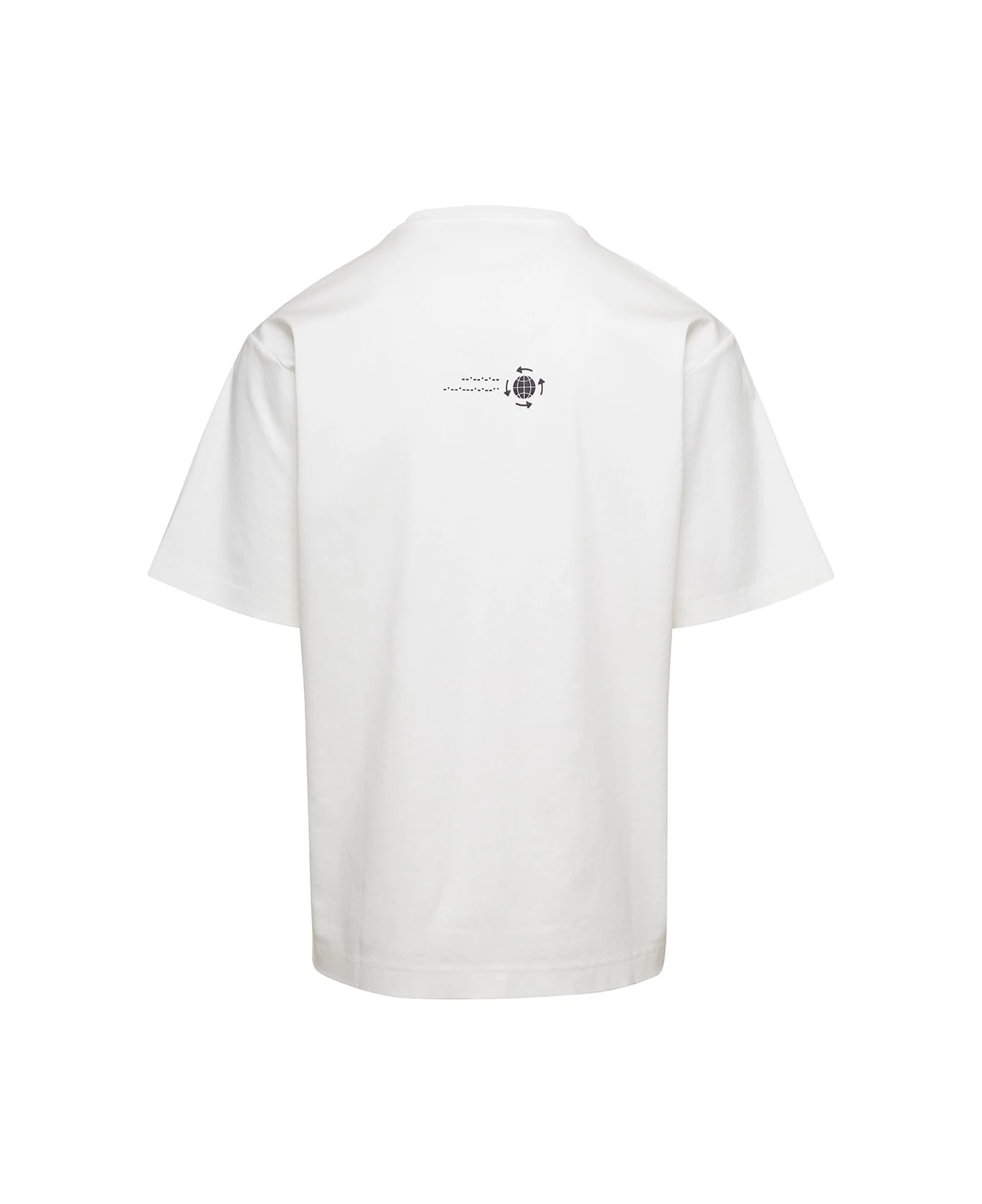 White Crewneck T-shirt With Contrasting Logo Print In Cotton Man Dolce & Gabbana White Crewneck T-shirt With Contrasting Logo Print In Cotton Man -Italist Clothing Sale 8017c12431022b0789f53e817ffe6519