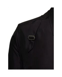 Alexander McQueen Black Long Sleeved Shirt With Harness Detail In Silk Man 4 Alexander McQueen Black Long Sleeved Shirt With Harness Detail In Silk Man -Italist Clothing Sale 8260bec1dd32867475e60fdc7470e828