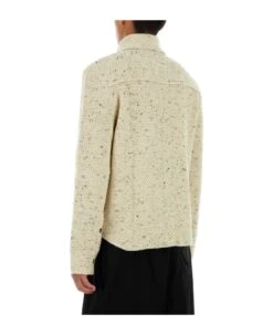 Bottega Veneta Melange Sand Wool Blend Shirt -Italist Clothing Sale 837e8502534f1d6a721019083680e6e4