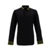 Versace Jeans Couture Black Slim Shirt With Chain Print In Cotton Man -Italist Clothing Sale 83ca8503c22f3fdccdfbc6615bcc7be5