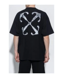 Off-White Logo Printed Oversized T-shirt -Italist Clothing Sale 87a0cbd6124dec9a852ac0e28e8e5b9a