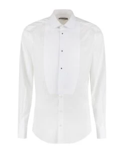 Dolce & Gabbana Poplin Tuxedo Shirt