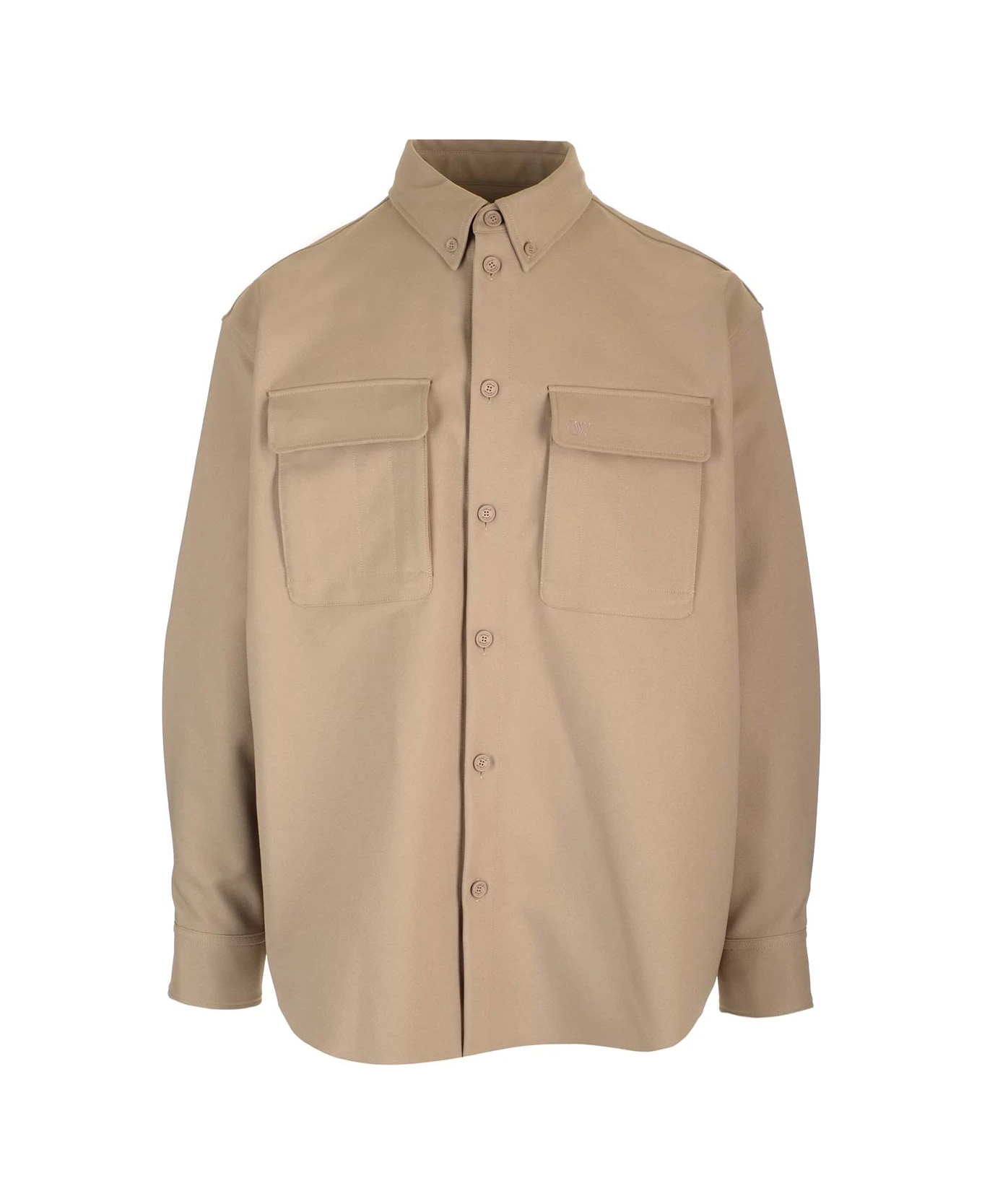 Camel Overshirt Off-White Camel Overshirt -Italist Clothing Sale 8b6594254112f4c6a016aca73d2c0691