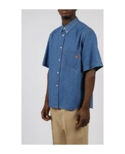 Gucci Bear Embroidery Denim Shirt 4 Gucci Bear Embroidery Denim Shirt -Italist Clothing Sale 8b926957d1a6b458de2b66652e9244a5