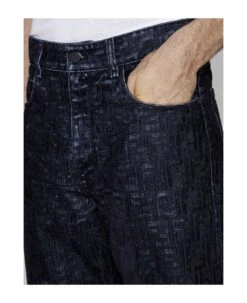 FENDI Ff Lame' Denim Jeans 6 FENDI Ff Lame' Denim Jeans -Italist Clothing Sale 8df48b63d4d2d6f23f50d33a01355bb2