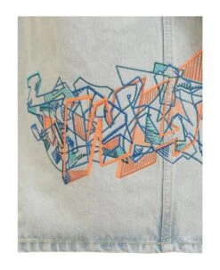 Off-White Graffiti Denim Shirt -Italist Clothing Sale 8e67a22ae067c7a3e215eed37db892ee