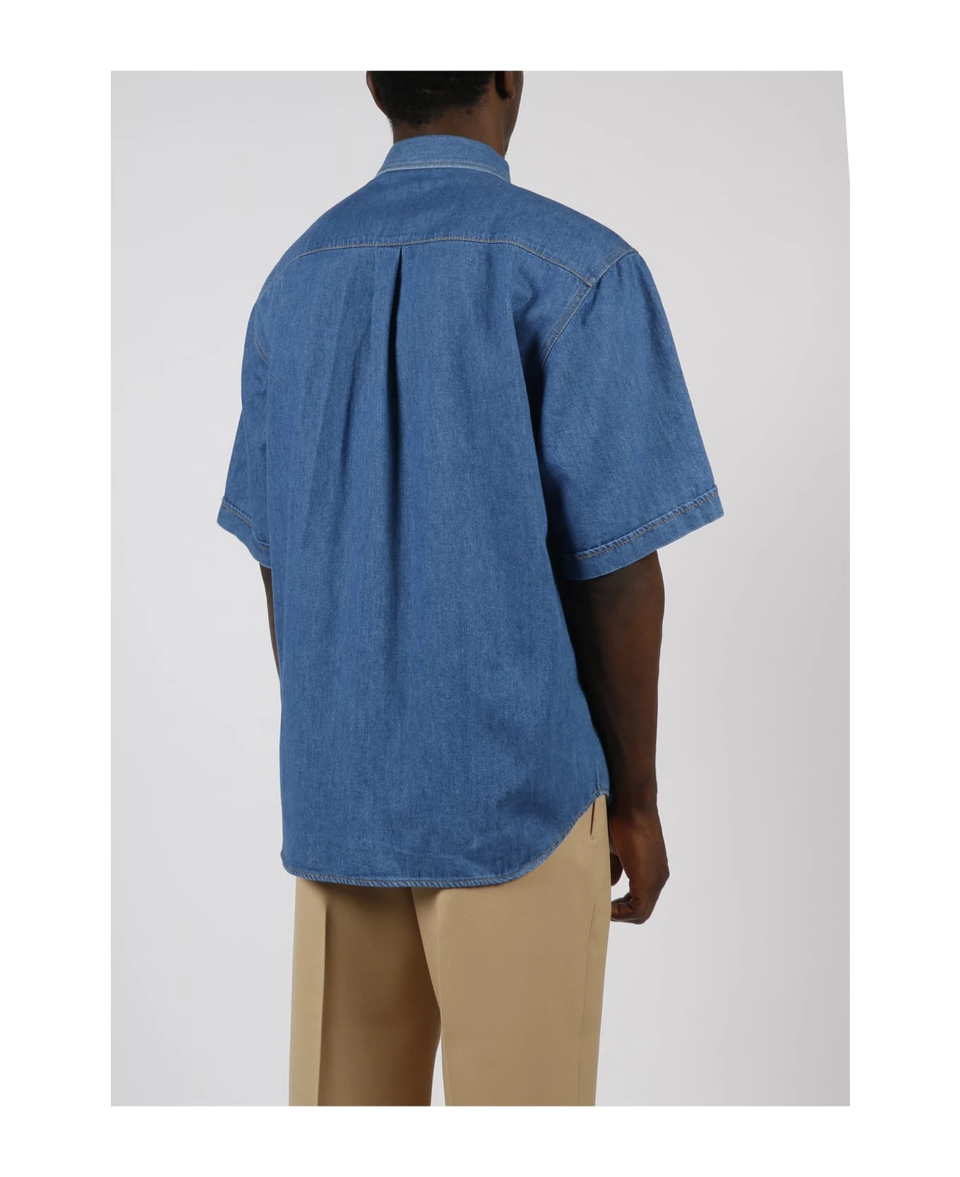 Bear Embroidery Denim Shirt Gucci Bear Embroidery Denim Shirt -Italist Clothing Sale 8e6b022cd49663496f9a04a7326b8d73