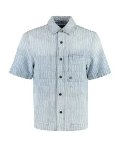 Amiri Snap Up Denim Shirt