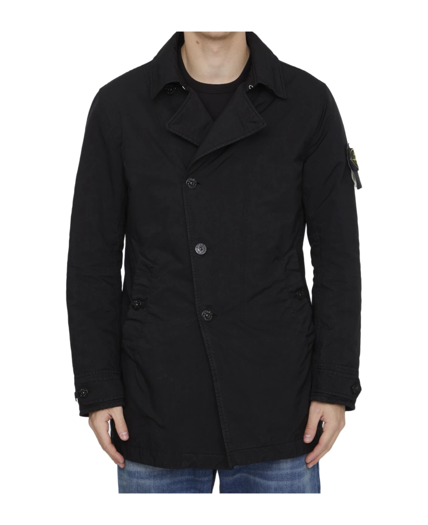 Single-breasted Compass Coat Stone Island Single-breasted Compass Coat -Italist Clothing Sale 9026ece5cce301d33ad259dc993bd643