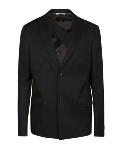 Off-White Logo Embroidery Strap Relax Suit Blazer Jacket