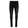 Amiri Black Skinny Jeans With Crystal Embellished Logo And Used Effect In Stretch Cotton Denim Man 2 Amiri Black Skinny Jeans With Crystal Embellished Logo And Used Effect In Stretch Cotton Denim Man -Italist Clothing Sale 913e33b5203e127bd3777cf92d0090eb