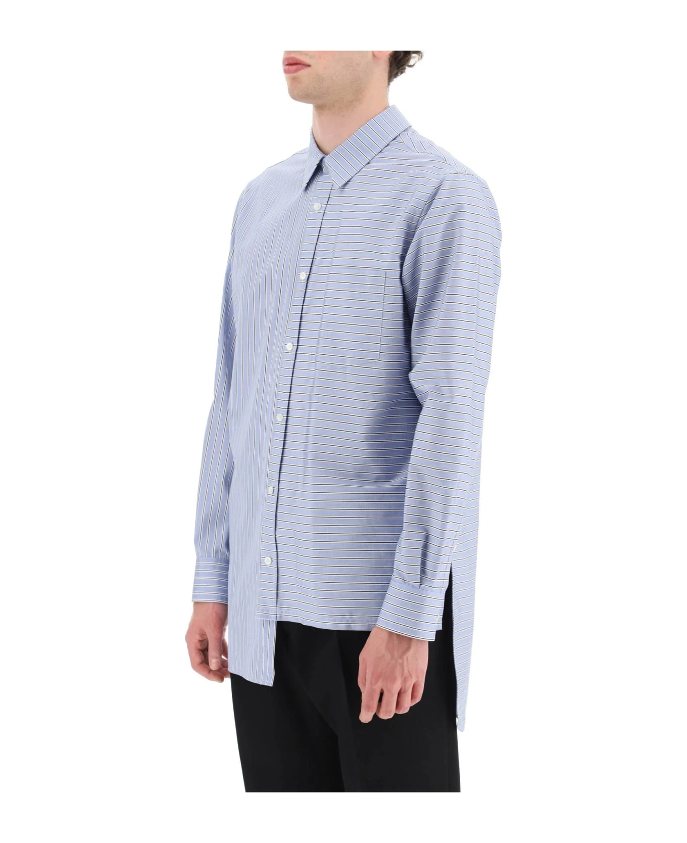 Asymetric Striped Shirt Lanvin Asymetric Striped Shirt -Italist Clothing Sale 91d931500d4421d17695dff450caee9f