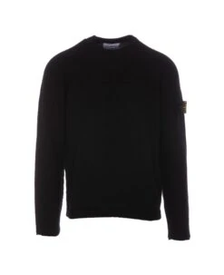 Stone Island Compass-motif Crewneck Jumper