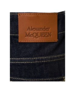 Alexander McQueen 'worker' Blue Jeans With Maxi Pockets In Cotton Denim Man -Italist Clothing Sale 93a86b8128cf66b5c977ef476df252ad
