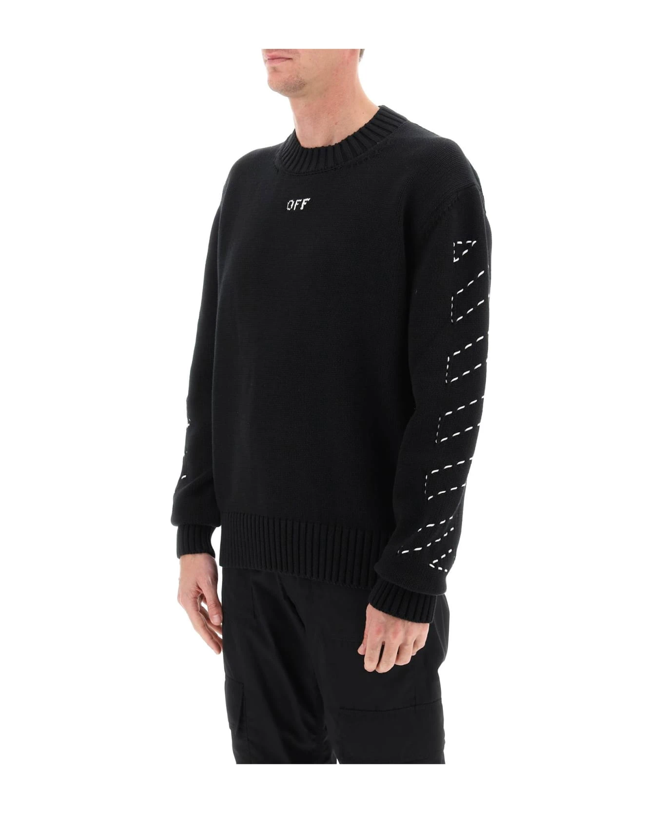 Arrow & Diagonal Pullover Off-White Arrow & Diagonal Pullover -Italist Clothing Sale 944888300191315643601e89f0d90f05