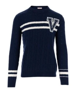 Valentino Wool Pullover With Logo