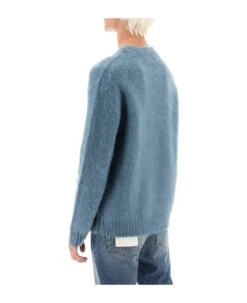 Golden Goose 'devis' Brushed Mohair And Wool Sweater -Italist Clothing Sale 99f53ca8ac9956c9a980faecc0a41719