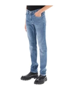 Versace Stretch Denim Slim Fit Jeans 5 Versace Stretch Denim Slim Fit Jeans -Italist Clothing Sale 9a084cd23c8c370840962e0b4bd30ed9
