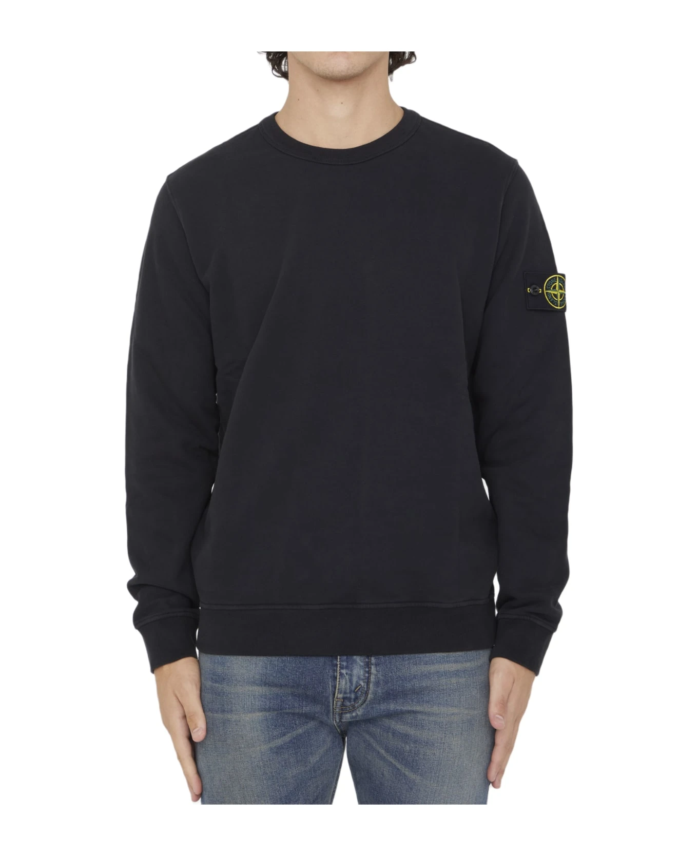 Compass-patch Cotton Sweatshirt Stone Island Compass-patch Cotton Sweatshirt -Italist Clothing Sale 9c6b5e60228dbd317f22b6831978d901